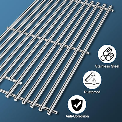 Grill Parts for Ducane 30400042, Jenn Air 720-0337, Kirkland 720-0432 720-0108 720-0193, Brinkmann 810-8502-S 810-8501-S, Grill Cooking Grates for Ducane 30400042 5 Burner Gas Grill
