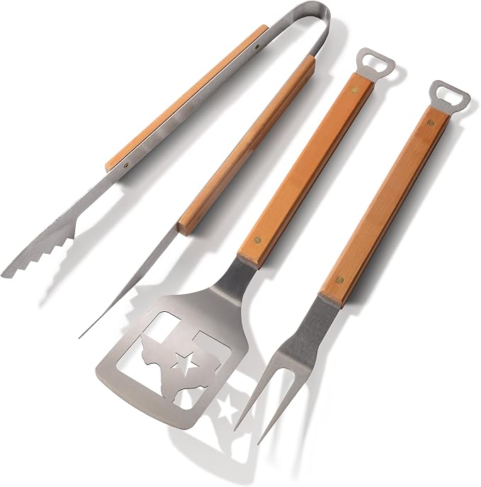 YouTheFan Universal Classic Series 3pc BBQ Grill Set