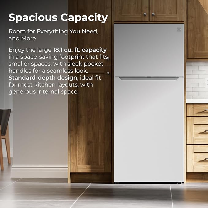Kenmore 18.1 cu. ft. 30" Wide Top Mount Refrigerator - White