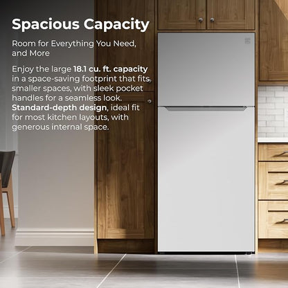 Kenmore 18.1 cu. ft. 30" Wide Top Mount Refrigerator - White