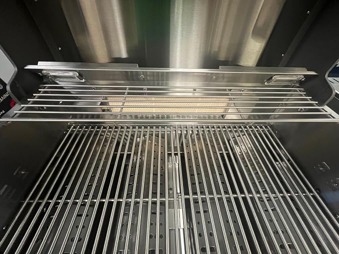Mont Alpi 27.5"W x 6.0"D Replacement Premium Heavy Duty Stainless Steel Warming Rack for MA-957RS / MA-957FCRS and Black MA-957 / MA-957FC Compact 70"W x 24"D Outdoor Kitchen Island BBQ Grill Models