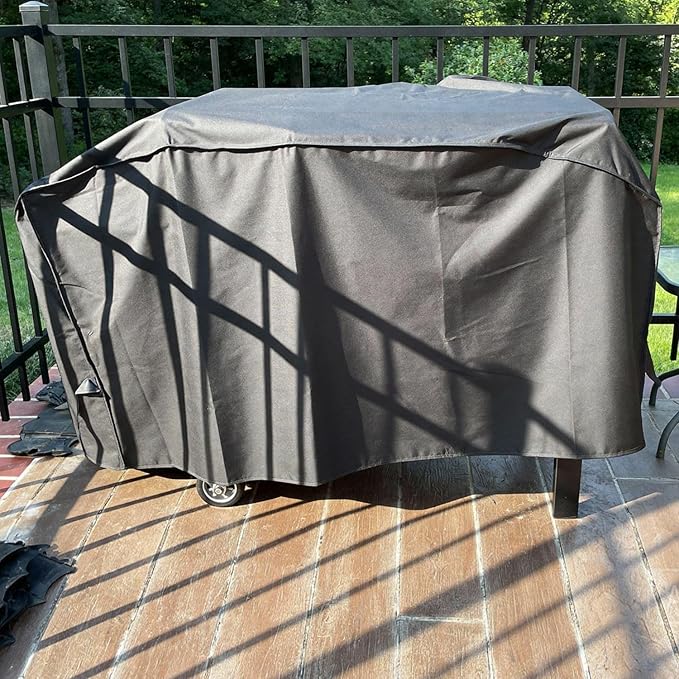 28 inch Blackstone Griddle Cover，600D Heavy Duty Waterproof Anti-UV Canvas Flat Top BBQ Cover for Blackstone 28'' Outdoor Cooking Gas Grill Griddle Station,