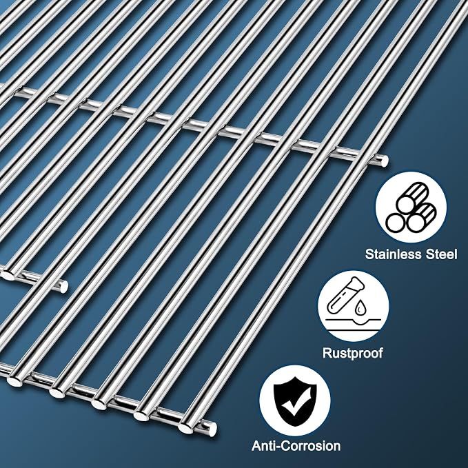 Replacement Parts for Nexgrill 720-0882A Evolution Infrared Plus 5-Burner Grill, Stainless Steel Heat Plates, Burner Tubes and Igniter, Grill Grates for Nexgrill 5 Burner 720-0882A Gas Grill