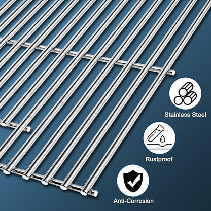 Replacement Parts for Nexgrill 720-0882A Evolution Infrared Plus 5-Burner Grill, Stainless Steel Heat Plates, Burner Tubes and Igniter, Grill Grates for Nexgrill 5 Burner 720-0882A Gas Grill