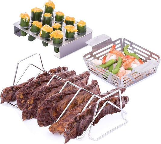 Charbroil Grill Plus Rib & Roast Rack Combo Kit