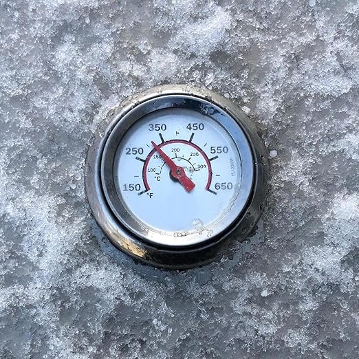 1.8" Lid Temperature Gauge G432-8L00-W1 for Charbroil Grill Thermometer Replacement Charbroil Advantage & Tru-Infrared Performance 463625217 463229521 463238218 463243518 463274419 Heat Indicator etc.