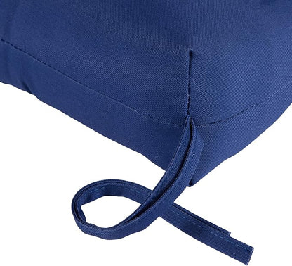 Greendale Home Fashions 72 x 22-inch Outdoor Chaise Lounge Cushion, Blue