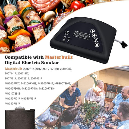 Replacement Part 9907160014 Digital Control Panel & Part 9907120011 800 Watt Heating Element for Masterbuilt Electric Smokers