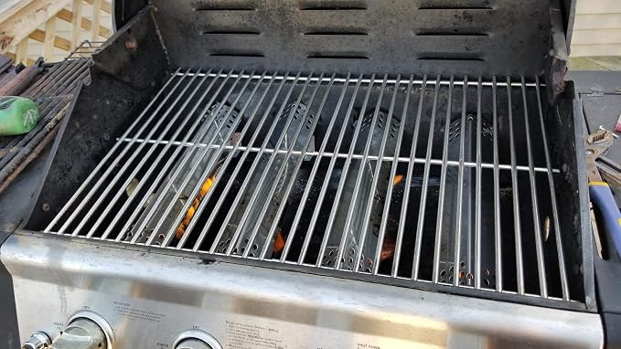 Grill Master Replacement Parts for 720-0737, 720-0769 Models - Heat Plate, Burner Shield & Flame Deflectors