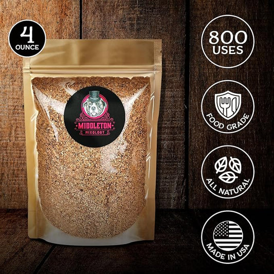 SmokeTop® 4oz Bag - Cocktail Smoker Chips for Old Fashioned Cocktails, Whiskey, & Bourbon - by Middleton Mixology Made in The USA (800 uses) (Apple)