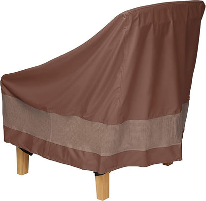 Duck Covers Ultimate Waterproof Patio Lounge Chair Cover, All Weather Protection, Durable Outdoor Lawn Patio Furniture Covers, 30W x 35D x 36H inch, Patio Chair Covers for Outdoor Furniture