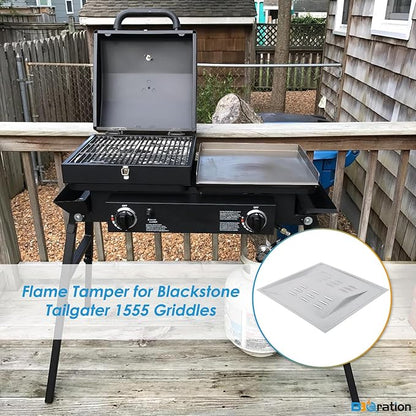 Flame Tamper Grill Parts for Blackstone Tailgater 1555, RP 90407 Heat Shield for Blackstone 1555 Tailgater Grill Box