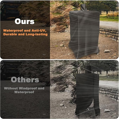 Grill Cover for Nexgrill Oakford 1400 Vertical Pellet Smoker Grill, Heavy Duty Waterproof UV Resistant Nexgrill Oakford 1400 Grill 700-0013 Cover