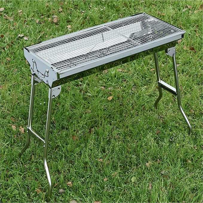 TOWINE Portable Charcoal Grills Barbecue Grill Household Large Barbecue Grill Camping Barbecue Stove Outdoor Folding Portable Barbecue Grill for Outdoor Backyard Picnic Home