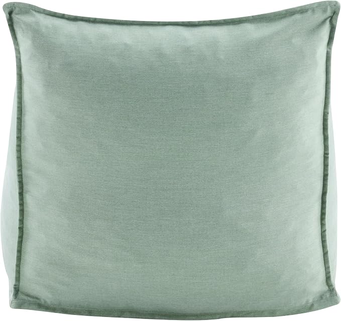 Merax Outdoor Bean Bag Chairs, 48" L Lounger Chair for Adults Bean Bag Couch Sofa with Foam Filled for Patio Pool Balcony & Desk, Water-Repellence Fabric Outside Beanbag Chair, Mint
