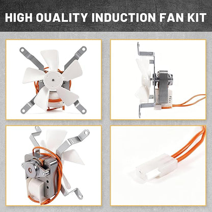 Wood Pellet Grills Parts Replacement Kits Compatible with Pit Boss, Traeger Camp Chef, Z Grills Pellet Grills,Fire Burn Pot, Hot Rod Ignitor, Upgraded 2.0 RPM Auger Motor,Induction Fan