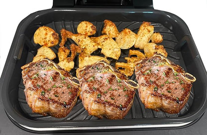 Replacement Grill Grate for Ninja Foodi FG551,Accessories for Ninja Foodi Smart XL 6-in-1 Indoor Grill,Non-stick Griddle Pan Replacement Parts