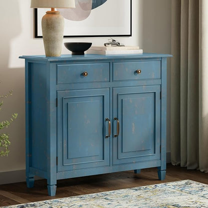 SIMPLIHOME Connaught 40" Wide Solid Wood Storage Cabinet in White | Traditional slim entryway and living room organizer for hats, gloves, shoes and keys with space-saving storage design.