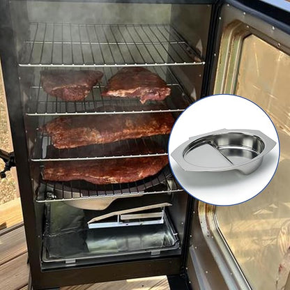 Water Pan Replacement for Masterbuilt 30 Inch Electric Smoker, Replaces Part 9007170040, Water Bowl for Digital Electric Vertical Smoker, Fits MB20071117 MB21072218 for Masterbuilt Smoker Parts
