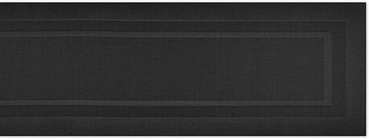 DII PVC Tabletop Collection Woven Indoor/Outdoor, Table Runner, 14x72, Black (Pack of 12)
