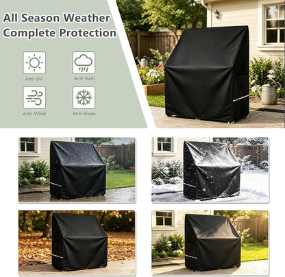 Kids Outdoor Mud Kitchen Cover,Heavy Duty Waterproof & Anti-UV Dustproof Outdoor Wooden Play Kitchen Covers,31.6" W x 15.8" D x 35.4" H,Cover Only