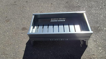 Dorello Turkish Style BBQ Grill, Stainless Steel, Portable Charcoal Barbecue