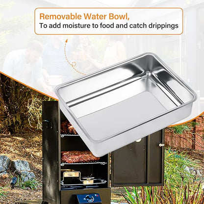 Water Bowl Replacement Parts for Masterbuilt 30 inch Electric Smoker, 9007090067 Water Pan Parts for 20070111, 20070210, 20070410, MB20070210, MB20077618, MB21071012, 20070712, 20074516, 20070610R