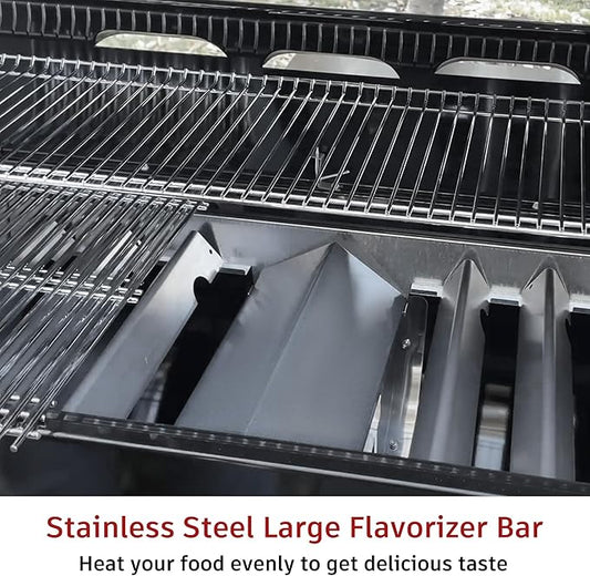 Large Flavorizer Bar for Weber Smokefire EX4 EX6 Series, Wood Pellet Smoker Grill Heat Plate Replacement Parts for Smokefire EX4 EX6 ELX4 EPX6 ELX6, Replacement Part 68947