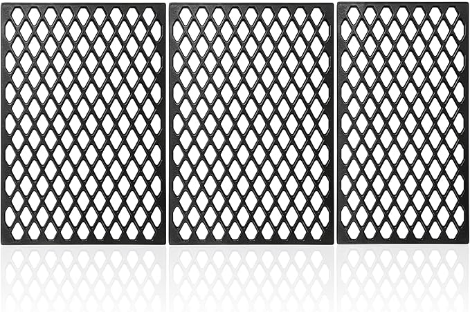 Grill Grates for Traeger Pro 34 Series Eastwood Texas Elite Cast Iron Cooking Grate Grid BAC367 HDW194 Rack BBQ Replacement Parts Wood Pellet Smoker Accessories