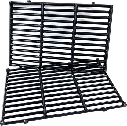 DC130 17.5" 7638 2pk Cast Iron Cooking Grill Grates Replacement for Weber Spirit 300, 310, 320 Series, Spirit 700, Genesis Silver B/C, Genesis Gold B/C, Genesis Platinum B/C Gas Grills
