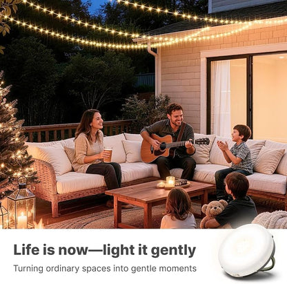 OGERY Solar Camping String Lights, 5400mAh/ 49.2FT/ 11 Modes Rechargeable Camping Lights Outdoor/Indoor, 4-in-1 Quick Storage Fairy Tent Lights Portable LED Lamp for Patio Yard Party Decor Essentials | Camping Lights Outdoor/Indoor, 4-in-1 Quick Storag...