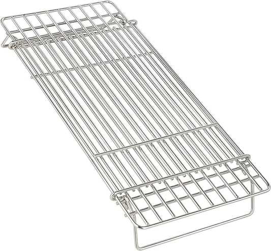 Grill Rack for Blackstone Griddle Warming Grid Taco Hot Dog Racks Upper Shelf for Weber Pit Boss Nexgrill Tabletop Flat Top BBQ Cooking Grilling Parts Stainless Steel Adjustable Warm Grates
