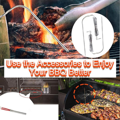 Digital W/LCD Display Control Board Thermostat Kit for Pit Boss Pellet Grill Smoker Austin XL, Replacement Parts Includes Meat Probes,Temp Sensor & Ignition Hot Rod