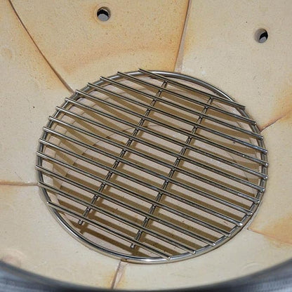 onlyfire Stainless Steel High Heat Charcoal Fire Grate for X-Large Big Green Egg, Weber 22 Inch Charcoal Grills -17 Inch