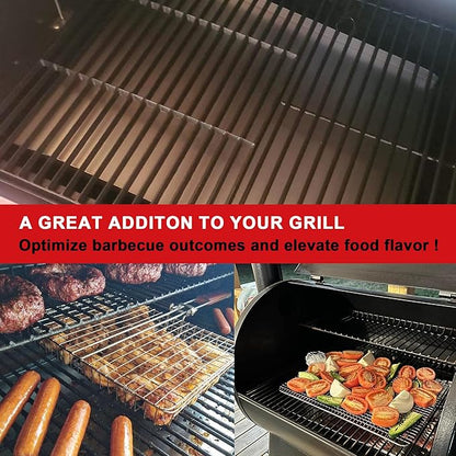 BAC012 Drip Pan for Traeger Pro 20/575 Series Smoker Grills, BBQ07C BCA070 Drip Pan Heat Baffle Replacement for Traeger Pellet Smoker Grill, Lil' Tex Grills, Grease Drip Tray for Grill Accessory