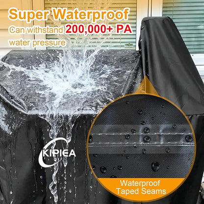 600D Pellet Grill Cover for Pit Boss 820 & Pro 850, Waterproof BBQ Smoker Cover, UV Resistant, No Tear, No Fading