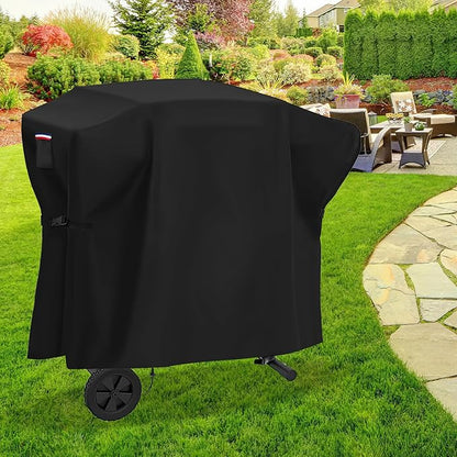 Grill Cover for Blackstone 2350 On-the-Go 22” Omnivore Flex-Fold Griddle with Locking Hood, Portable Griddle Covers, Waterproof BBQ Cover for Outdoor Griddle - 41x25x37 in