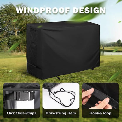 Griddle Cover for Blackstone 1819 Griddle and Charcoal Combo, Grill Cover for Blackstone 17" Propane Griddle and Charcoal Grill Combo-Protective and Waterproof