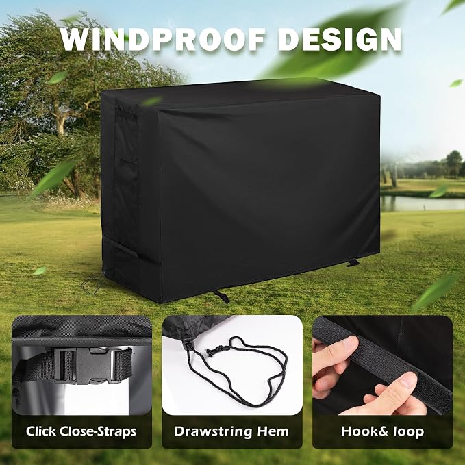 Griddle Cover for BESTFIRE Propane Gas Griddle Charcoal Grill Combo, Flat Grill Cover for BESTFIRE Flat Top Charcoal Gas Grill Combo