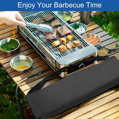 Grilling Bags, Storage and Transport Backpack, Oxford Cloth for Grill Utensils, Foldable for Camping and Hiking BBQ