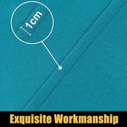 Smiry Rectangle Picnic Table Cloth, Waterproof Elastic Fitted Tablecloths for 4 Foot Tables, Washable Polyester Table Cover for Camping, Indoor and Outdoor (Teal, 24"x48")