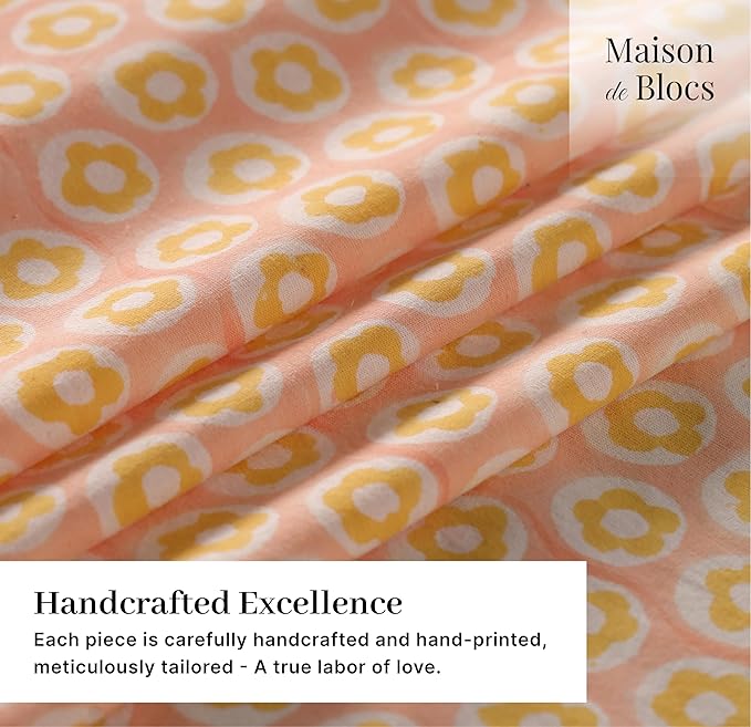 100% Cotton Hand Block Printed, Tablecloth for Kitchen, Dining, Table Cover for Parties, Chritmas, Weddings, Barbecues and Summer picnics Table Cloth