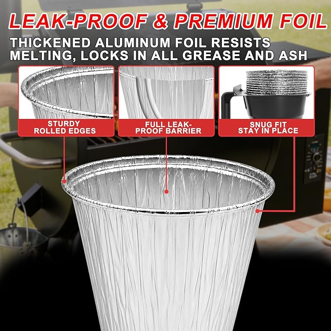 Grease Bucket Liner for Traeger BAC608 Grease