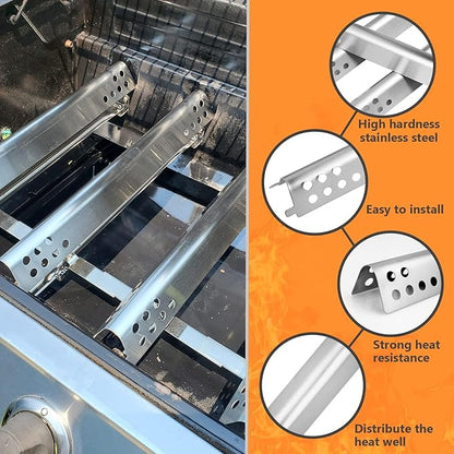 Grill Replacement Parts Kit Compatible with Char-Broil Performance 5 Burner 463347519 463347518 463243518 463275517 463373019, 475 4 Burner Gas Grill, Burners Heat Plates Crossover Tubes Igniters