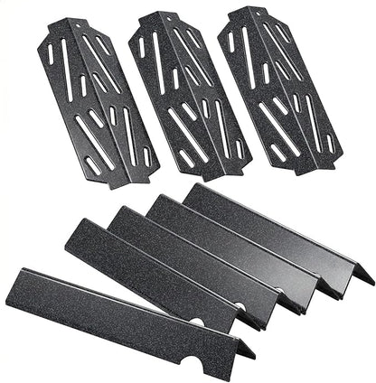 Uniflasy GS4 Genesis 2 Grill Parts for Weber 3 Burner GS4 Genesis II Replacement for Genesis II/II LX 300 SER,Genesis 300 (2022 YRS) Parts for Weber Flavorizer Bar 66032 67095,Heat Deflector 66040