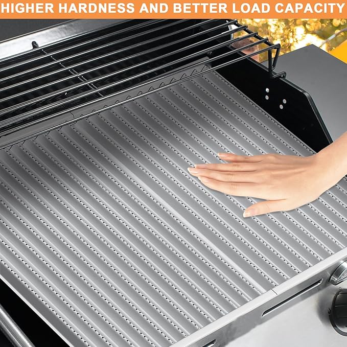 17 1/8 X 9 3/8" Grill Emitter Grates for Charbroil TRU-Infrared 2 Burner 463644220 463642316, G362-2100-W1 Replacement for Charbroil Parts 463632320 463675016 463245518 463675016P1 466642316 466642416