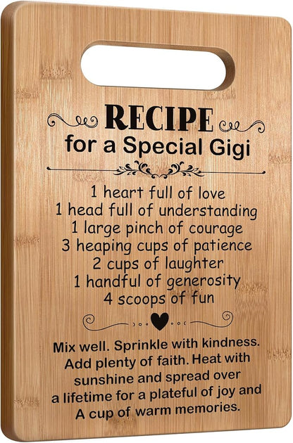 Popular Birthday Gifts for Gigi, Cutting Board Gift for Gigi, Grandma Gifts from Grandchild, Gigi Gifts for Mothers Day