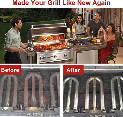 American Outdoor Grill Burner Replacement for 30NB, 24NB, 36NB, 36PC, AOG 36" 30" 24" Grills - 14.5 Inch Silver Part 24-B-06
