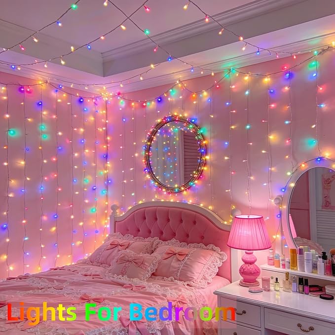 Christmas String Lights Outdoor 470FT 1500 LED Multicolor | Dimmable, 12 Light Styles, Memory Timer, Waterproof, 29V Safe Low Voltage, Diamond-Faceted LED, Energy Efficiency