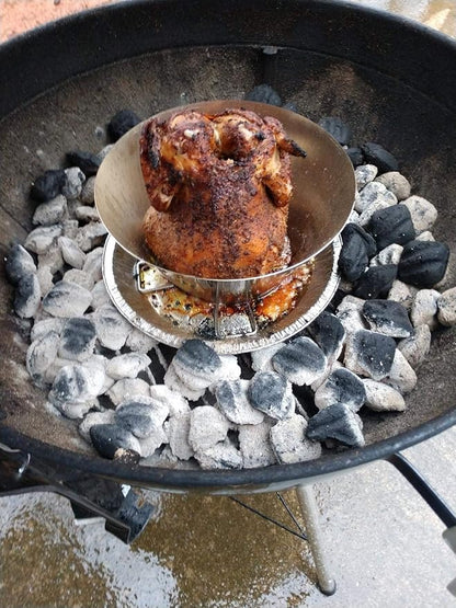 Uniflasy BBQ Whirlpool for Weber Kettle 22, 26.75 Inches WSM Weber Smokey Mountain for Big Green Egg XL Kamado Cone Kettle Charcoal Grill Accessories for Weber Master Touch 22